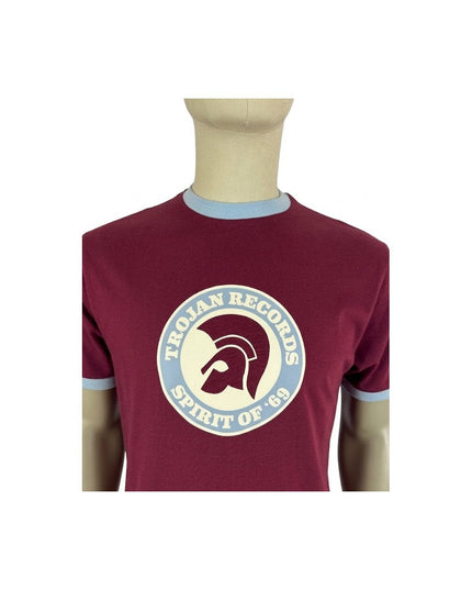 TROJAN Spirit Of '69 logo tee TC/1006 Port