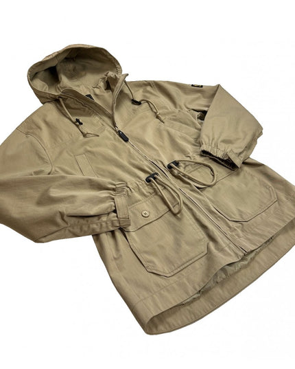 TROJAN Twill Badged Parka TC/1053 Stone