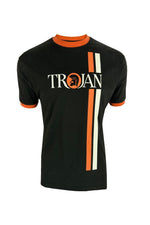 Carica l&#39;immagine nel visualizzatore di Gallery, TROJAN Twin Stripe Logo Tee TC/1036 Black - 297
