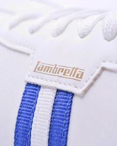 Lambretta Tackle Trainers White/Blue - Raw Menswear