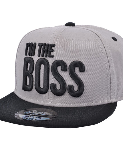 Carbon I’m The Boss snapback caps Grey