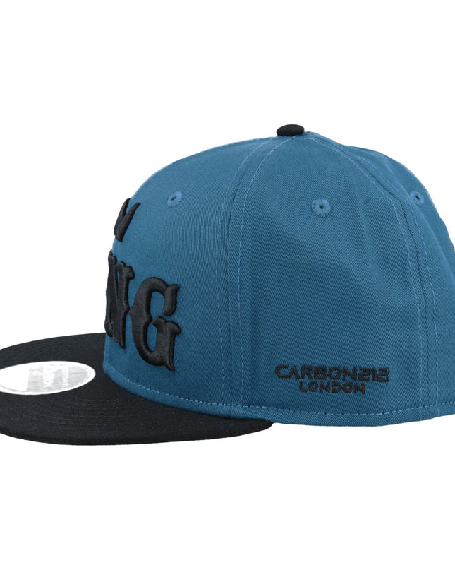 Carbon King Snapback Cap Blue