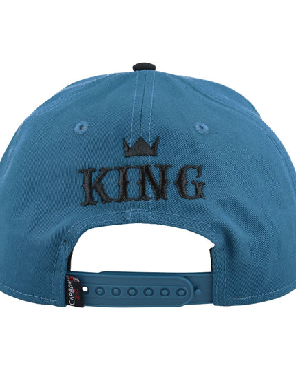 Carbon King Snapback Cap Blue