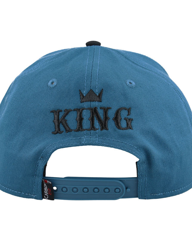 Carbon King Snapback Cap Blue
