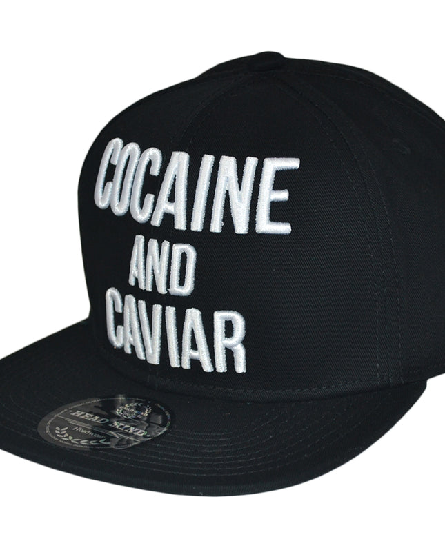 Carbon Cocaine & Caviar Snapback Black