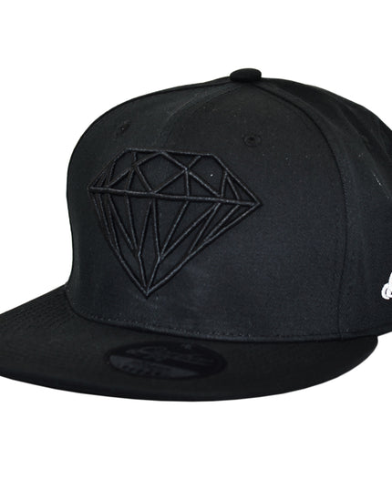 Carbon Diamond Snapback Cap Black