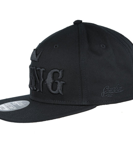 Carbon King Snapback Cap Black/Black