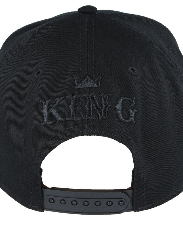 Carbon King Snapback Cap Black/Black
