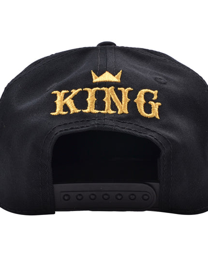 Carbon King Snapback Cap Gold