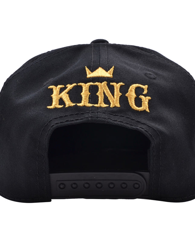 Carbon King Snapback Cap Gold