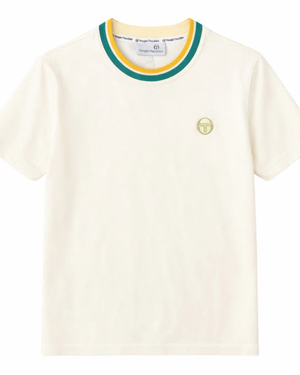 Sergio Tacchini Monte Velour Tee Ecru