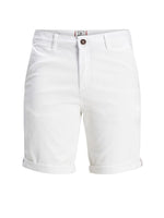 Load image into Gallery viewer, Jack &amp; Jones Bowie Solid Chino Shorts White - Raw Menswear
