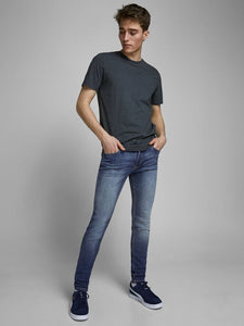 Jack & Jones Liam Original 005 Skinny Fit Jeans Blue - Raw Menswear
