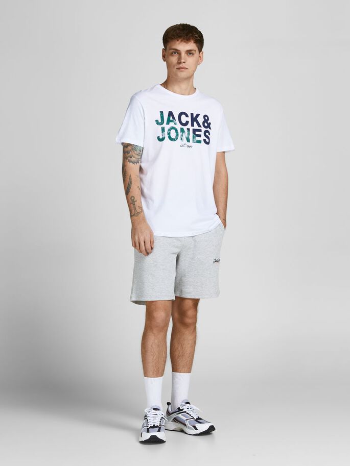 Jack & Jones Tons Sweat Shorts Grey - Raw Menswear