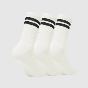 Ellesse (3 Pack) Pullo White Crew Socks - Raw Menswear