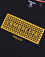 Load image into Gallery viewer, Lambretta Checker Box Tee Black - Raw Menswear
