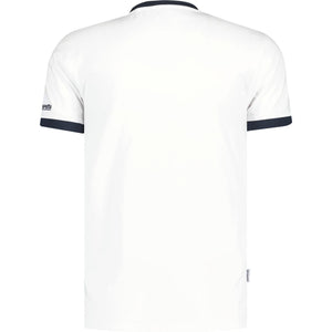 Lambretta Logo Ringer Tee White - Raw Menswear