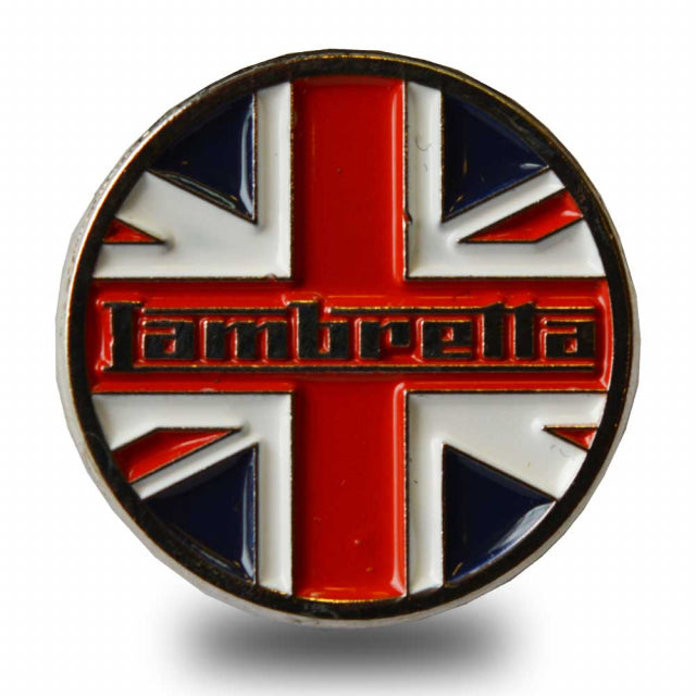 Lambretta Union Jack Flag Pin Badge - Raw Menswear