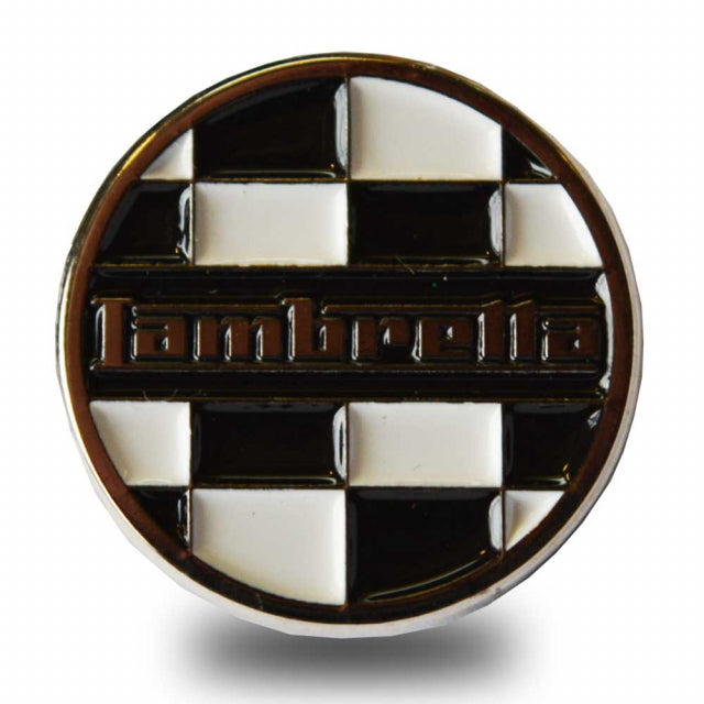 Lambretta Checker Pin Badge - Raw Menswear
