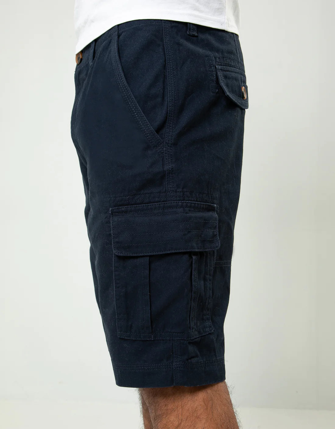 Theadbare Cargo Shorts Navy - Raw Menswear