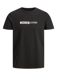 Jack & Jones Neo Tee Black - Raw Menswear