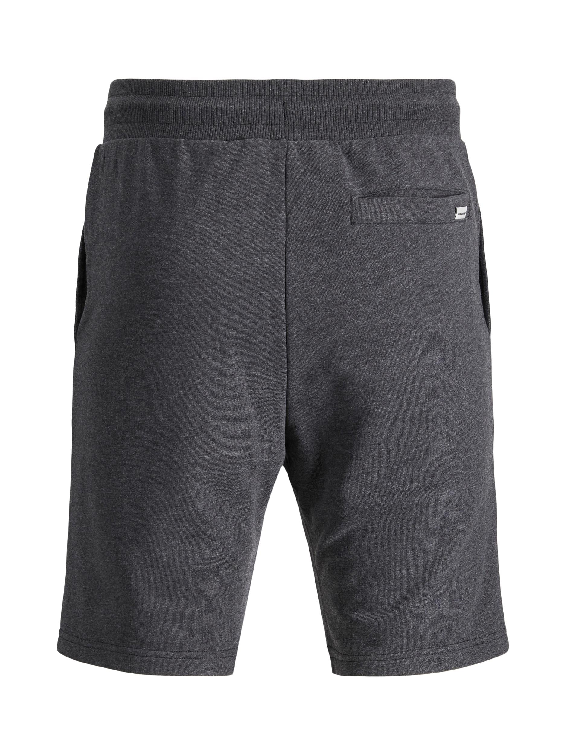 Jack & Jones Shark Sweat Shorts Dark Grey - Raw Menswear