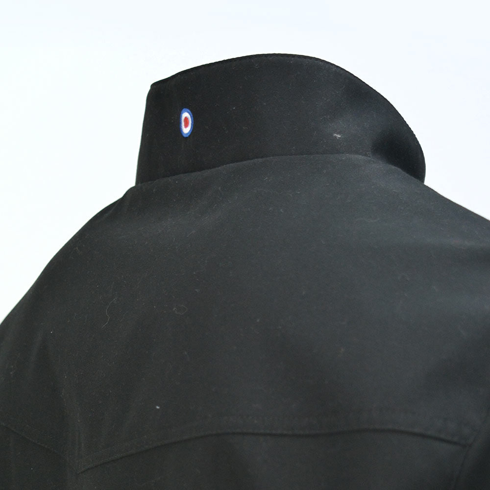 Lambretta Shower Resistant Harrington Jacket Black - Raw Menswear