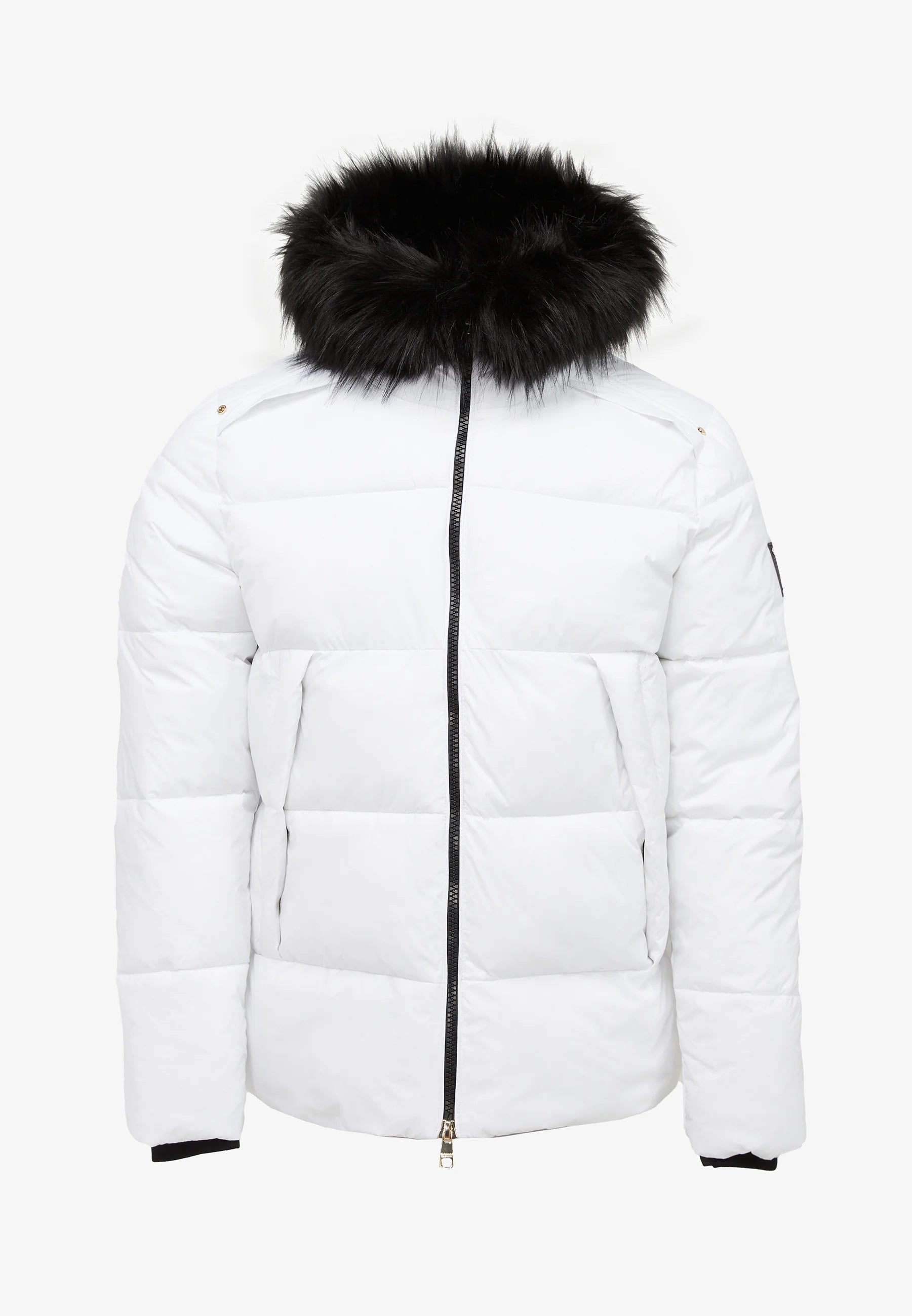 Glorious Gangster Aziri Puffer Jacket Winter White - Raw Menswear