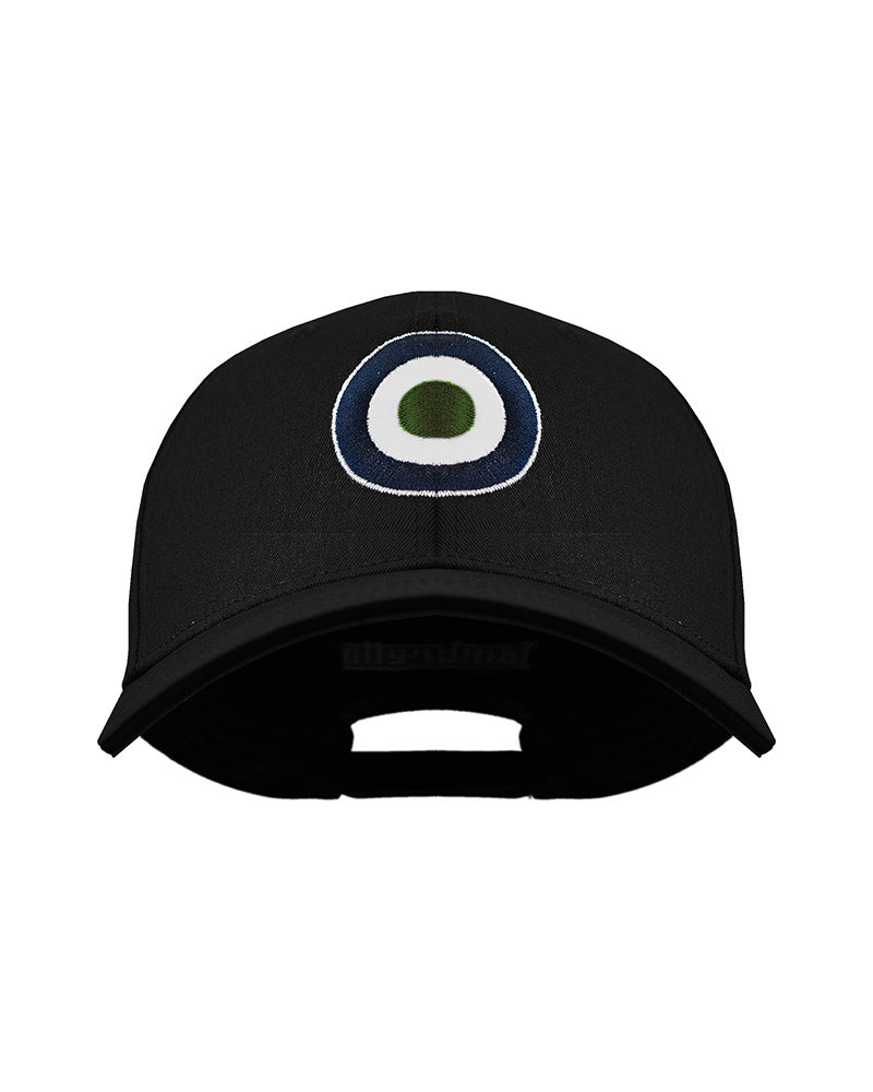 Lambretta Target Baseball Cap Black - Raw Menswear
