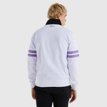 Load image into Gallery viewer, Ellesse Roma Track Top Jacket White/Lilac - Raw Menswear
