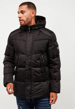 Load image into Gallery viewer, Kings Will Dream Elway Short Parka Puffer Jacket Black - Raw Menswear  Edit alt text
