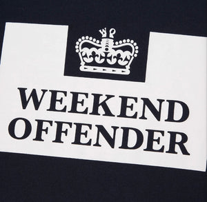 Weekend Offender HM Service Hoodie Navy - Raw Menswear