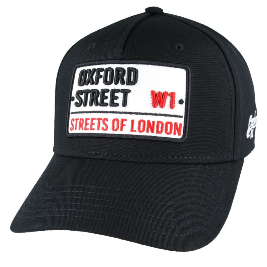 Carbon212 Oxford Street Baseball Cap Black - Raw Menswear