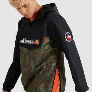 Ellesse Mont 2 Over Head Jacket Camo/Black - Raw Menswear