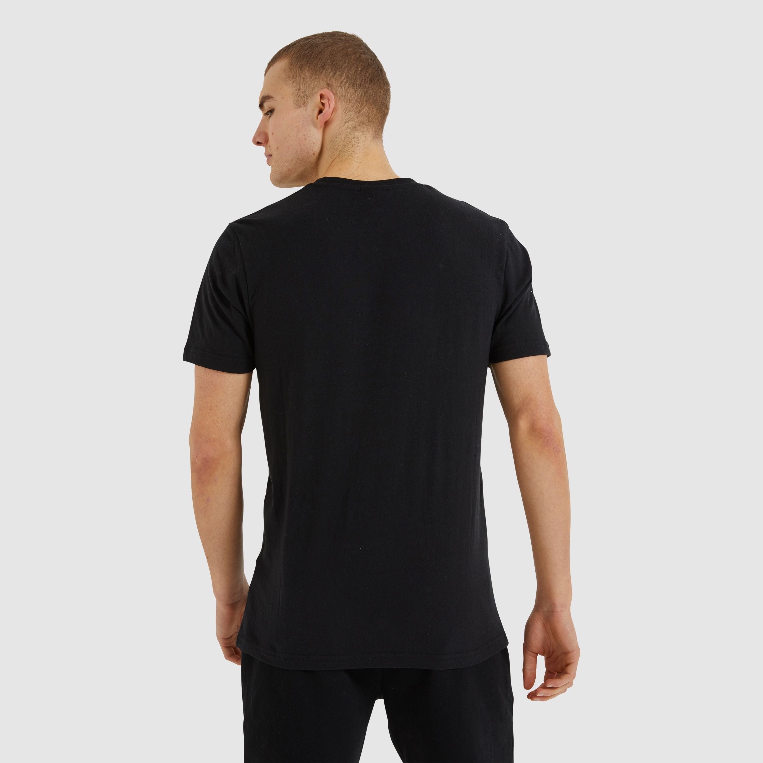 Ellesse Prado Crew Neck T-shirt Black - Raw Menswear