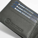 Load image into Gallery viewer, Lambretta Punched Leather Wallet Black - Raw Menswear
