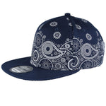 Load image into Gallery viewer, Carbon212 Paisley Print Snapback Navy - Raw Menswear
