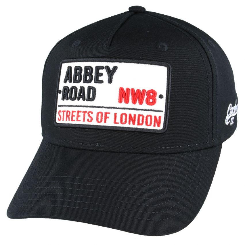 Carbon212 Abbey Road Baseball Cap Black - Raw Menswear