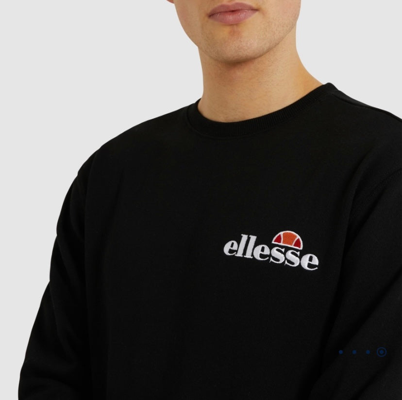 Ellesse Fierro Sweater Black - Raw Menswear