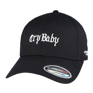Carbon Cry Baby Curved Peak Cap Black - Raw Menswear