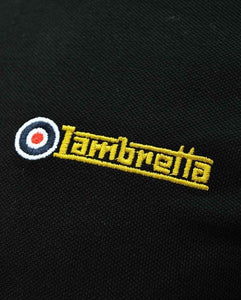 Lambretta Black & Gold Polo - Raw Menswear 
