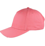 Load image into Gallery viewer, Carbon212 Distressed Cotton Baseball Cap Coral - Raw Menswear

