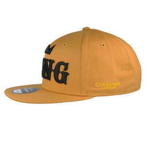 Carbon King Snapback Cap Mustard - Raw Menswear