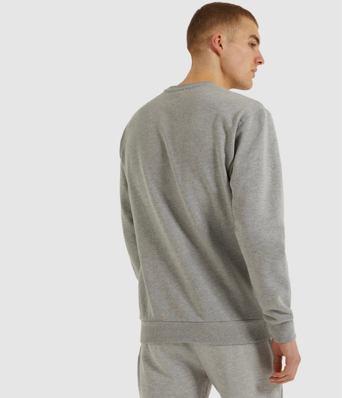 Ellesse Fierro Sweater Marl Grey - Raw Menswear