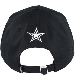 Black Curved Peak Cap - White Star - Raw Menswear 