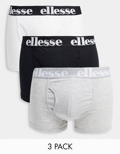 Men’s Ellesse Hali Boxer Shorts 3 Pack - Raw Menswear