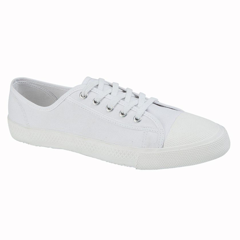 Dek White Canvas Sneakers - Raw Menswear