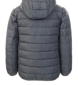 Ellesse Lombardy Padded Jacket Grey Marl - Raw Menswear