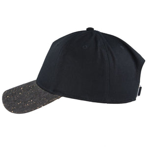 Carbon Curved Peak Cap Black - Raw Menswear