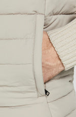 Load image into Gallery viewer, Jack &amp; Jones Recycled Body Warmer Gilet Stone - Raw Menswear

